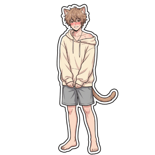 感度3000倍のオス猫